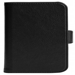 Essentials Samsung A22 5g Pu Wallet, Detachable,3 Cards,black - Mobilcover