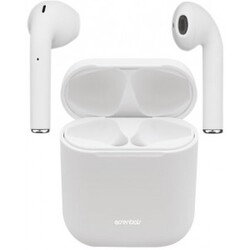 Essentials True Wireless Stereo Semi-in-ear øretelefoner, Mat Hvid - Høretelefon