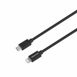 Essentials Usb-c - Lightning Cable, Mfi, 1m, Black - Ledning