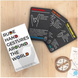 Gift Republic Cards Rude Handgestures - Diverse