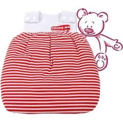 Götz Sleeping Bag, Red Stripes - Dukke