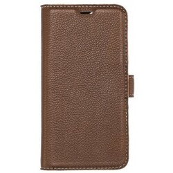 iPhone 11 Pro, Læder wallet aftagelig, brun - Mobilcover