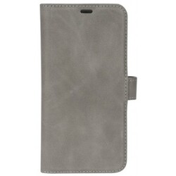 iPhone 6/7/8/SE (2020), Læder wallet 3 kort, grå - Mobilcover