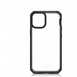 ITSKINS FERONIABIO PURE cover til iPhone 12 mini - Sort og gennemsigtig - Mobilcover