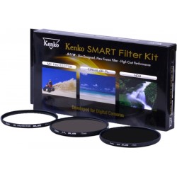Kenko Smart Filter 3-Kit Protect/CPL/ND8 37mm - Tilbehør til kamera