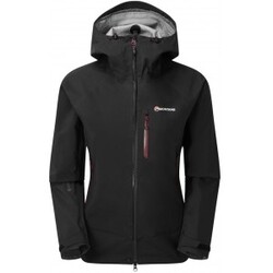 Montane Fem Alpine Spirit Jacket - BLACK - Str. 40 - Skaljakke