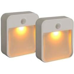 Mr. Beams Stick Anywhere Light 2-pack-amber Led - Lampe