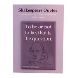Ohlsson & Lohaven Magnet Shakespeare To Be - Magnet