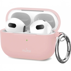 Puro Apple Airpods 3 Icon Case W/hook, Rose - Etui