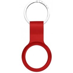 Puro Apple Airtag Icon Keychain W/carabiner, Red - Nøglering