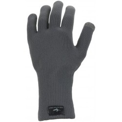 Sealskinz Waterproof All Weather Ultra Grip Knitte - Grey - Str. L - Handsker