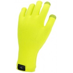 Sealskinz Waterproof All Weather Ultra Grip Knitte - Neon Yellow - Str. L - Handsker