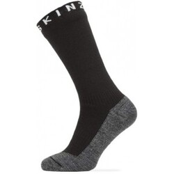 Sealskinz Wp Warm Weather Mid Length Sock Hydrosto - Black/Grey - Str. S - Strømper