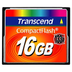 Transcend CF 133X MLC R50/W20 16GB - Hukommelseskort