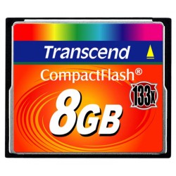 Transcend CF 133X MLC R50/W20 8GB - Hukommelseskort