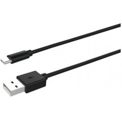 USB-A - USB-C 3.1 kabel, 1m, sort