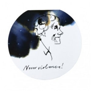 Billede af Astrid Lindgren Bookmark Never Violence - Bogmærke