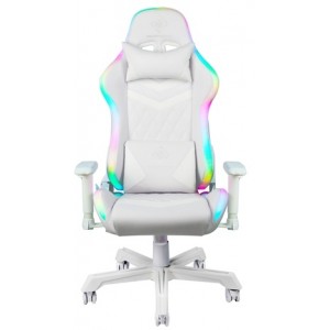 Deltaco-g Whiteline Wch90 Rgb Gaming Chair, White - Stol