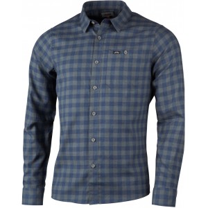 Lundhags Ekren Ms Ls Shirt - Deep Blue - Str. XL - Skjorte