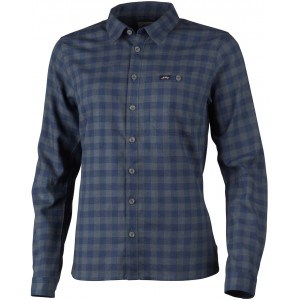 Lundhags Ekren Ws Ls Shirt - Deep Blue - Str. L - Skjorte