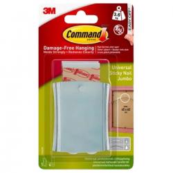 3M Command Picture Hanger Jumbo Universal Sticky Nail - Tape