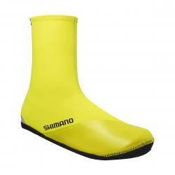 Shimano Dual H2o Shoe Cover Neon Yellow S (size 37-39) - Cykelsko overtræk