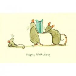 Two Bad Mice - Greeting Card Happy Birthday