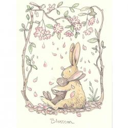 Two Bad Mice - Greeting Card, Blossom