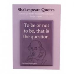Ohlsson & Lohaven Magnet Shakespeare To Be - Magnet