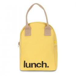 Fluf Zipper Lunch Bag - Yellow