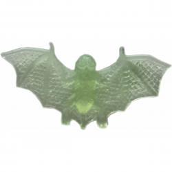 Flagermus Plastik Selvlysende 4 cm - Klar / Gennemsigtig (bat 4 cm Glow-in-the-dark) - Dekoration
