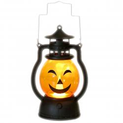 Muto Lille Sort Halloween Lanterne - Finurlig (C) - Lanterne