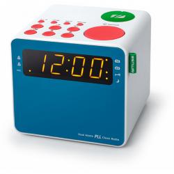 Muse M-187 Mc Clock Radio Kids Fm Dual Alarm Multi Color - Clockradio