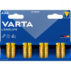 Varta Longlife Aaa 8 Pack (b) - Batteri
