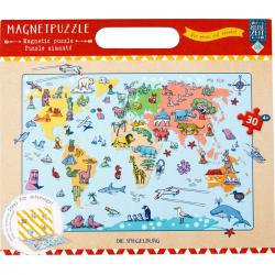 Die Spiegelburg Magnetic Puzzle - Let's Go On A Journey Travel Time - Puslespil