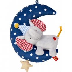 Die Spiegelburg Musical Toy Moon With Elephant Baby Charms - Bamse