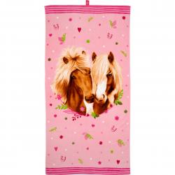 Die Spiegelburg Magic Bath Towel (75x100cm) Horse Friends - Håndklæde