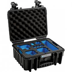 B&W Outdoor Cases BW Outdoor Case Type 3000 for 1x GoPro Hero 9 bundle, 2x Hero 9, Media MOD (charge-in-case), Black - Kuffert
