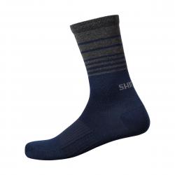 Shimano Original Wool Tall Socks Navy M-l (size 41-44) - Strømper