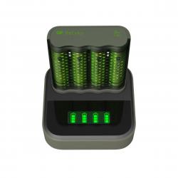 GP Lighting Gp Recyko Speed Charger W/chargingstation + 4xaa (pb) - Oplader