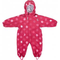 Littlelife Waterproof All In One Suit, Pink Flowers - Flyverdragt