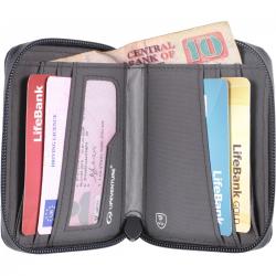 Lifeventure Rfid Bi-fold Wallet, Recycled, Grey - Pung