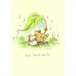Two Bad Mice - Greeting Card What Friends Are