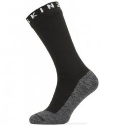 Sealskinz Wp Warm Weather Soft Touch Mid Sock - Black/Grey Marl/White - Str. S - Sokker
