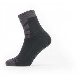 Sealskinz Wp Warm Weather Ankle Sock - Black/Grey - Str. XL - Sokker