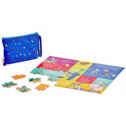 Petit Collage Two Sided Puzzle In Pouch - Puslespil
