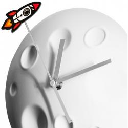 Suck Uk Rocket Moon Clock - Vægur