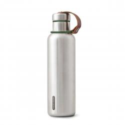 Black + Blum Insulated Water Bottle Large 750 Ml - Silver/Olive - Str. 750ml - Termoflaske