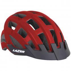 Lazer hjelm Compact rød Unizise 54-61cm - Cykelhjelm