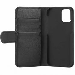 Essentials Iphone 12 Mini, Pu Wallet, 3 Cards, Black - Mobilcover